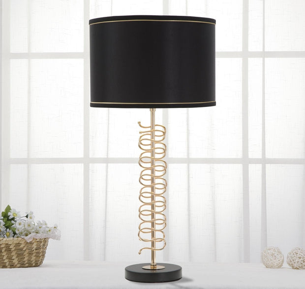 Mauro Ferretti Lampada da tavalo Glam Twist Nero