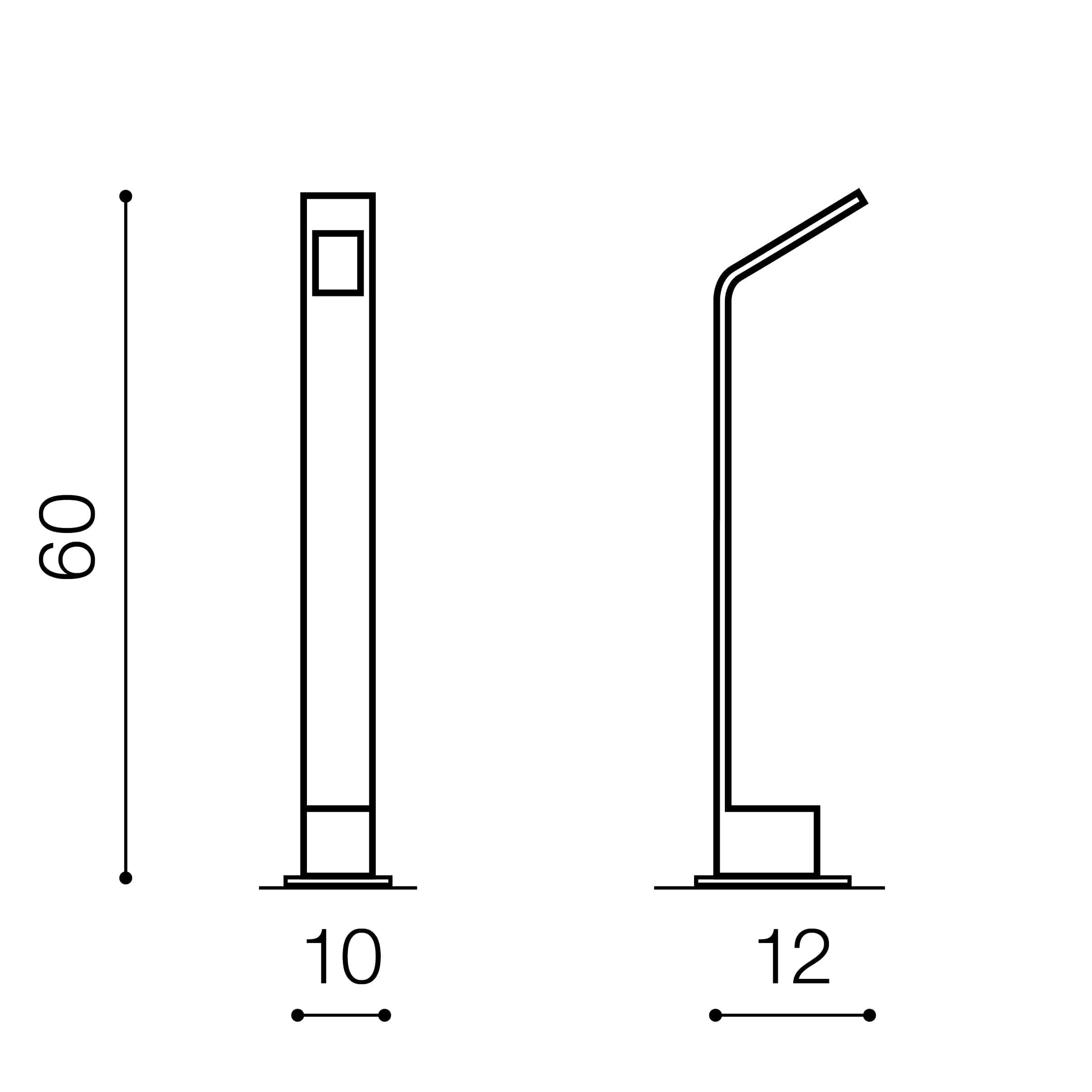 Azzarddo Lampada da terra Agape 60 AZ3482 Grigio