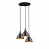 Oyo Lampada Damla Trio Asimetric Nero