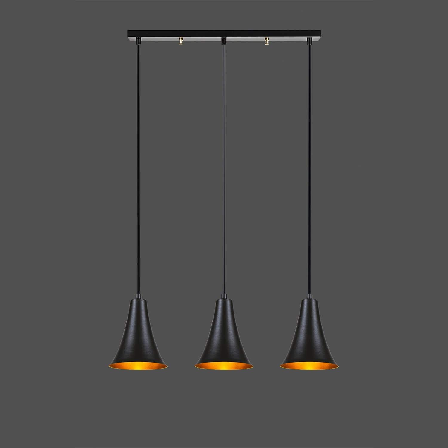 Oyo Lampada Konik Trio Line Nero