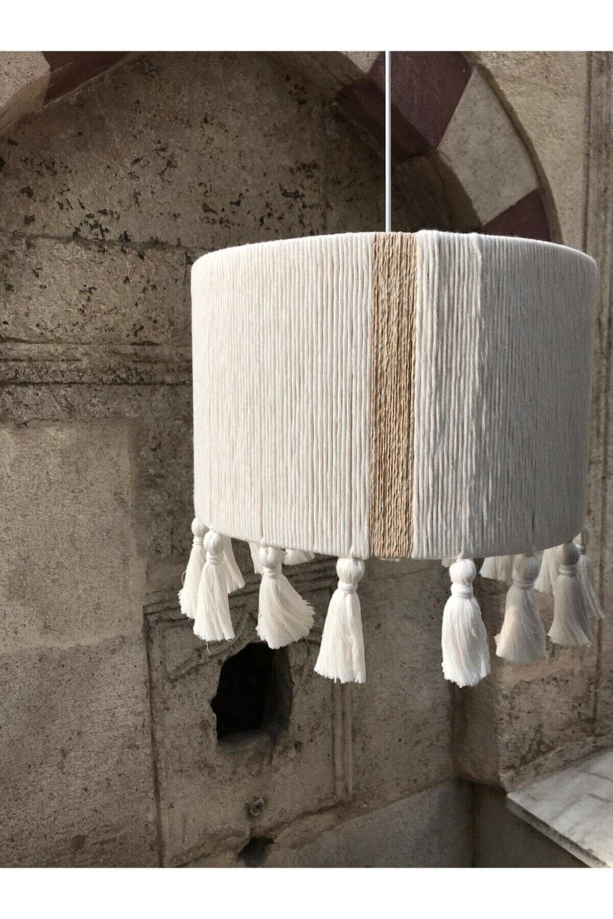 Oyo Lampada Makrome Tassel Crema