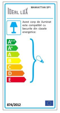 IdealLux Lampada Manhattan SP1