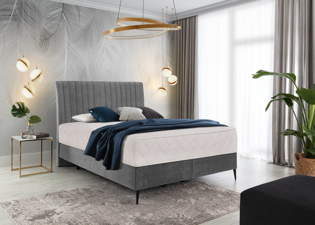 Letto Boxspring in velluto Blanks Nube (1) & ELTMPL-BED-BLANCA-BOXSPRING-NUBE