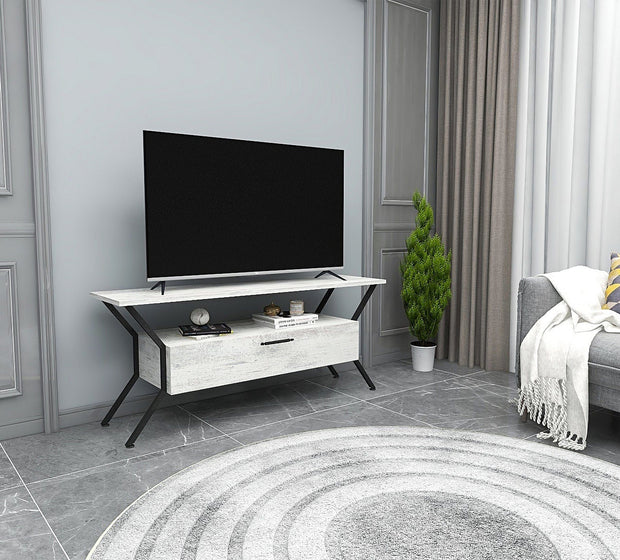 Mobile TV con 1 anta Tarz Grigio (1)