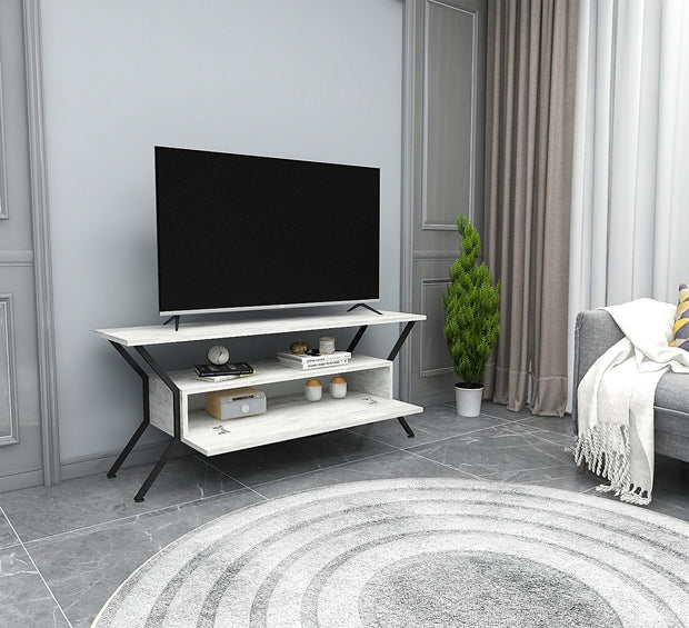 Mobile TV con 1 anta Tarz Grigio (2)