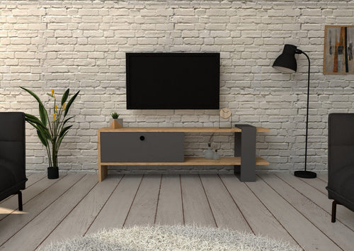 Mobile TV con 1 anta Yonca Antracite