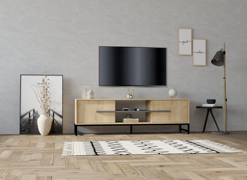 Mobile TV con 2 ante Mono Quercia