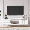 Mobile TV con 2 ante Termini Wide Bianco