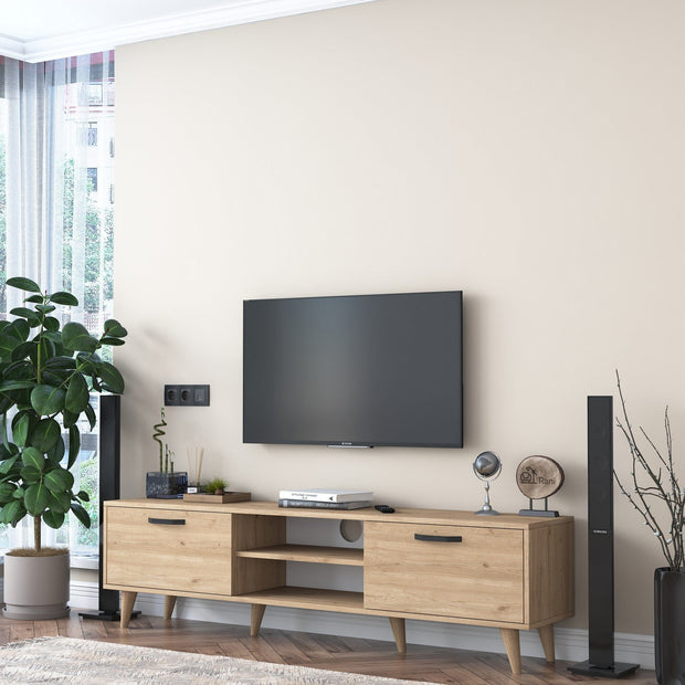 Mobile TV con 2 ante Zizi A5 Noce (1)