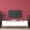 Mobile TV con 3 ante Dandy D1 Bianco (1)