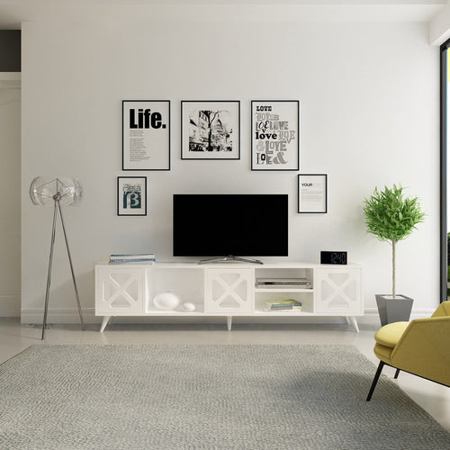 Mobile TV con 3 ante Sinef Bianco