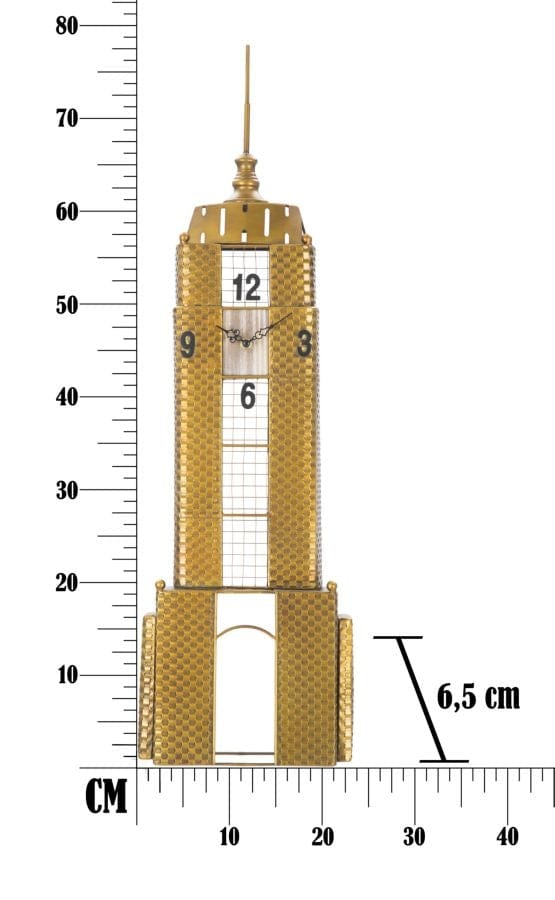 Orologio Da Muro Empire Building cm 23,5x6,5x78 (11)