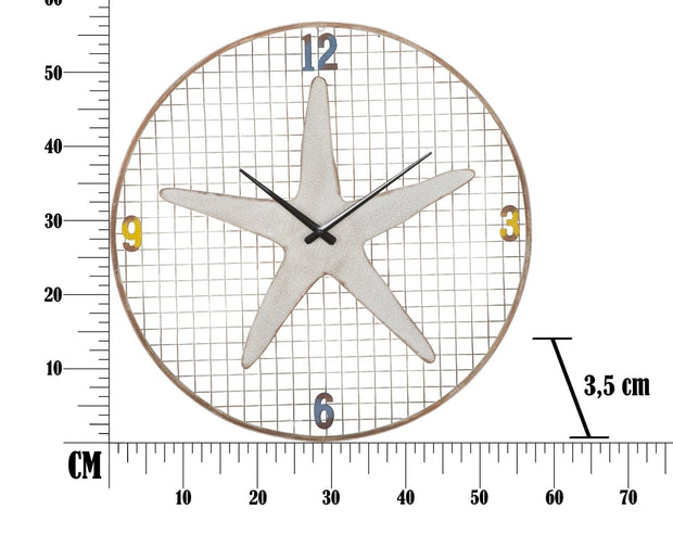 Orologio Da Muro Stella Marina cm Ø 57x3,5 (8)