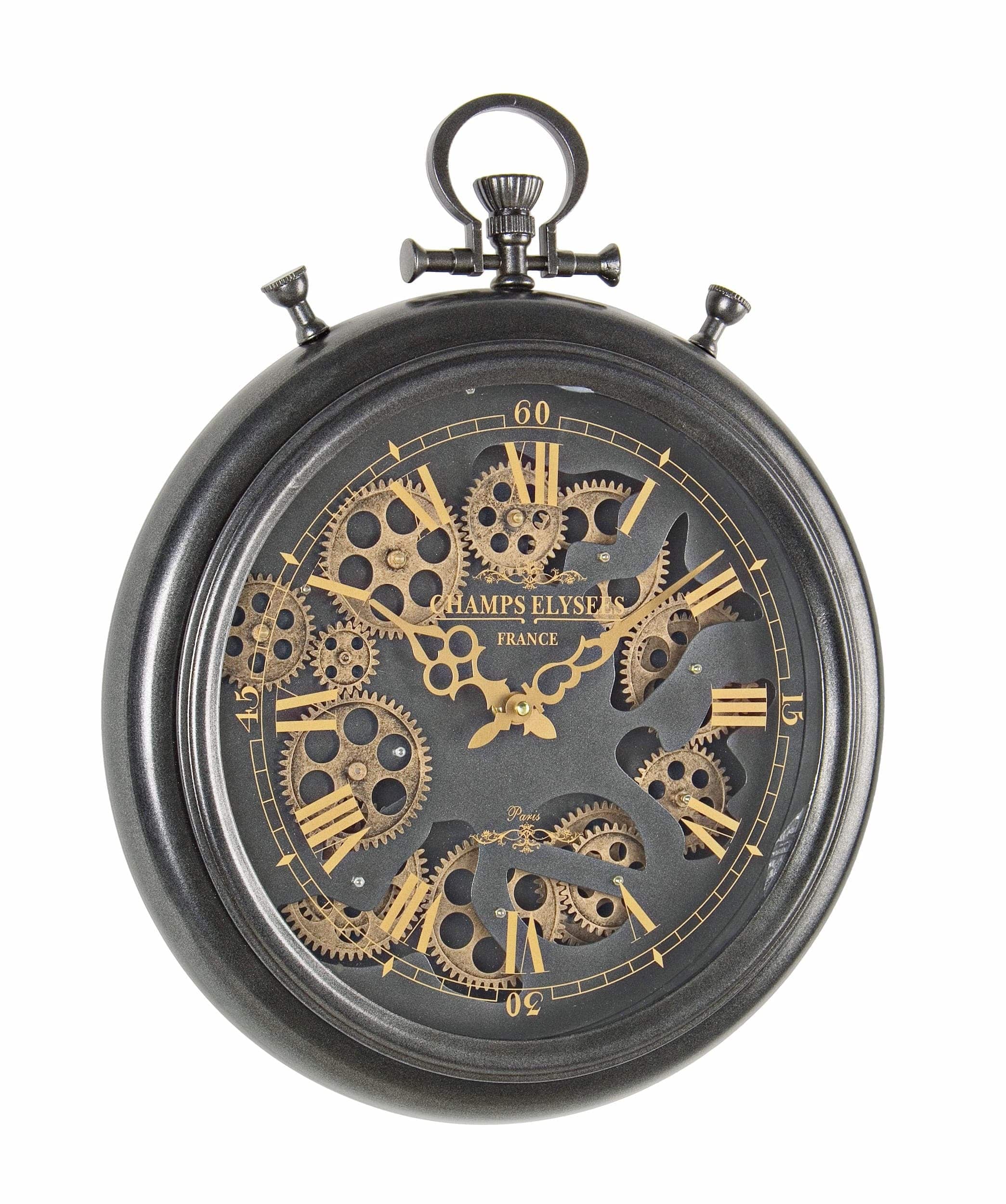 Bizzotto Orologio da parete Engrenage D40 Nero