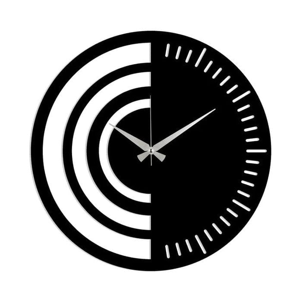 Orologio da parete Metal 8 Nero