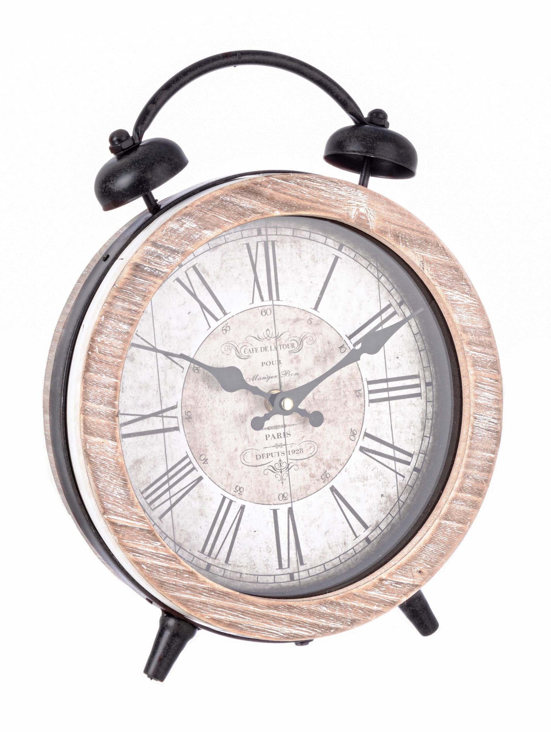 Bizzotto Orologio da scrivania Ticking Q11 Bianco