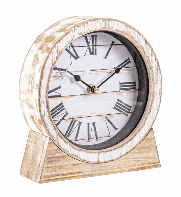 Bizzotto Orologio da scrivania Ticking Q26 Naturale