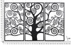 Pannello Albero Della Vita Black Set 3Pz cm 165x2x110 (55x2x110Singolo) (3)