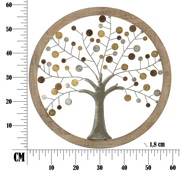 Pannello Da Muro Albero Della Vita Mirror cm Ø 59x1,80 (7)