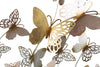 Pannello Da Muro Butterflies Oro/Rosa cm 132x3,5x95,5 (3)