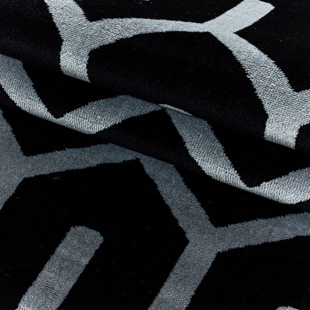 Passatoia Costa 3524 Geometric Nero (2)