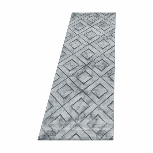 Passatoia Naxos 3811 Marmor Design Argento & AYYTPCH-NAXOS3811SILVER-TRAVERSA