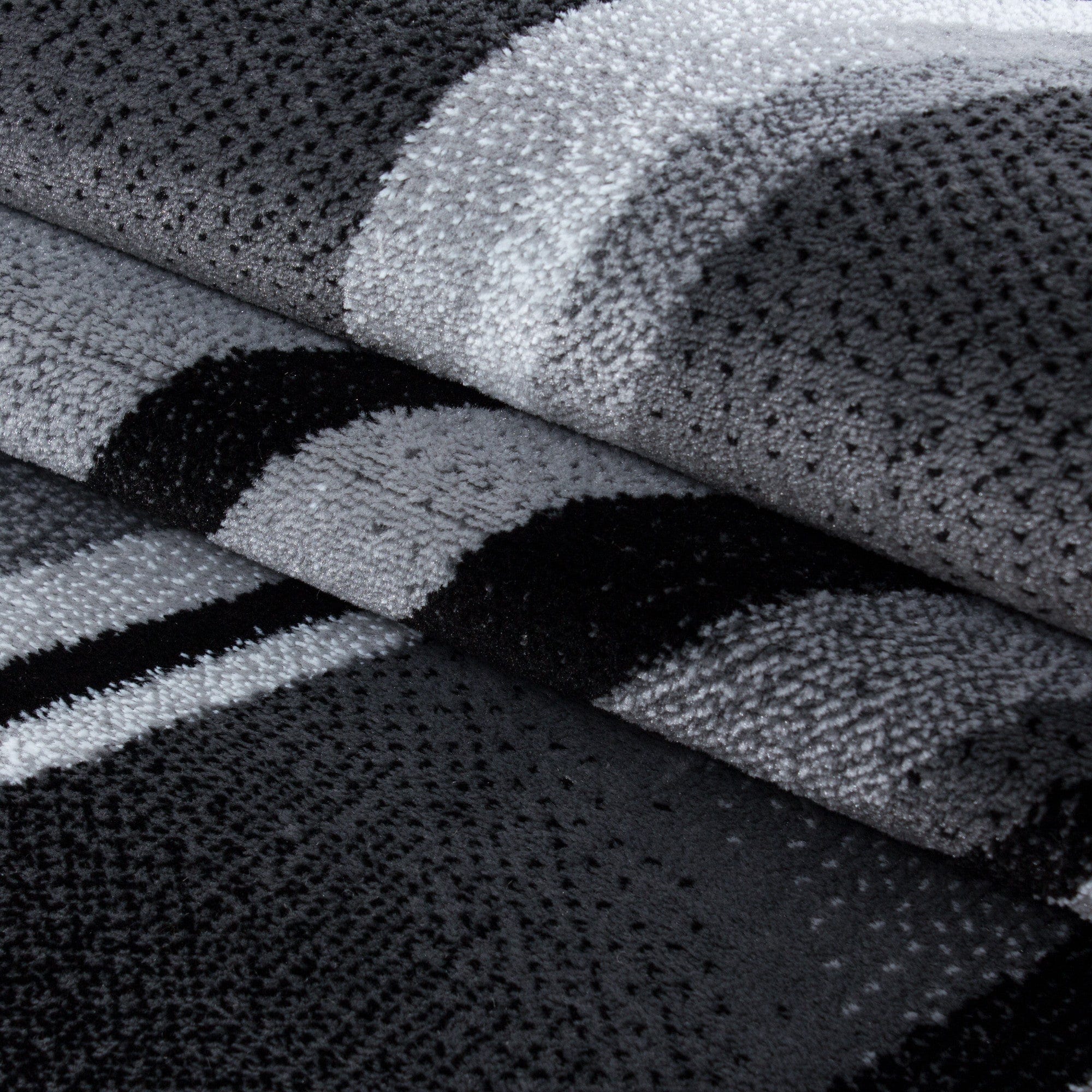 Passatoia Parma 9210 Abstract Waves Nero (3)