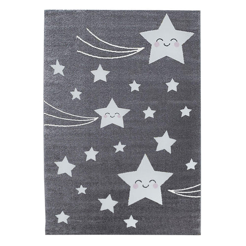 Passatoia per bambini Kids 0610 Stars Grigio & AYYTPCH-KIDS0610GREY-TRAVERSA