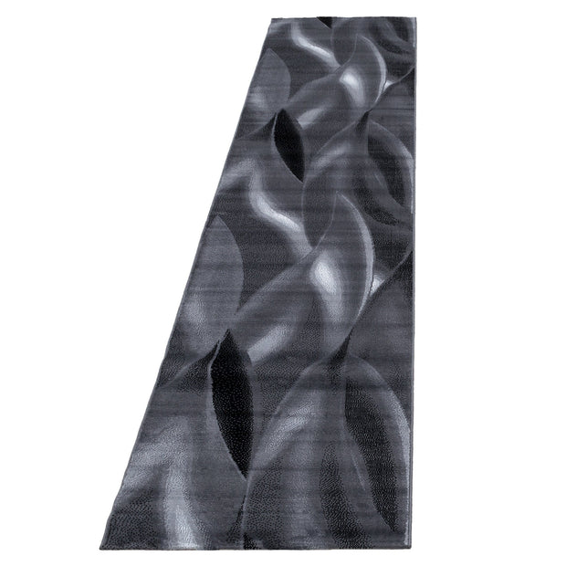 Passatoia Plus 8008 Abstract Waves Nero & AYYTPCH-PLUS8008BLACK-TRAVERSA