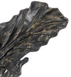 Piatto decorativo Erosi Carved Leaf Nero (2)