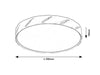 Plafoniera Nessira 71119 Bianco (5)