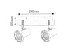 Plafoniera Steve 5498 Bianco (2)