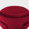 Customform Poltrona in tessuto Flippin Rosso