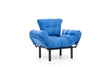 Poltrona Letto in tessuto Nitta Blu (3)