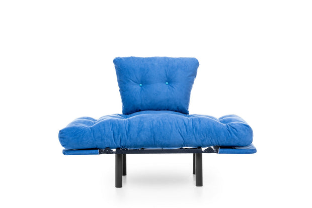 Poltrona Letto in tessuto Nitta Blu (4)