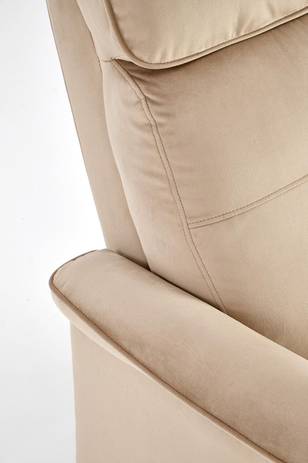 Halmar Poltrona Reclinabile Elettrica in velluto Semir Beige