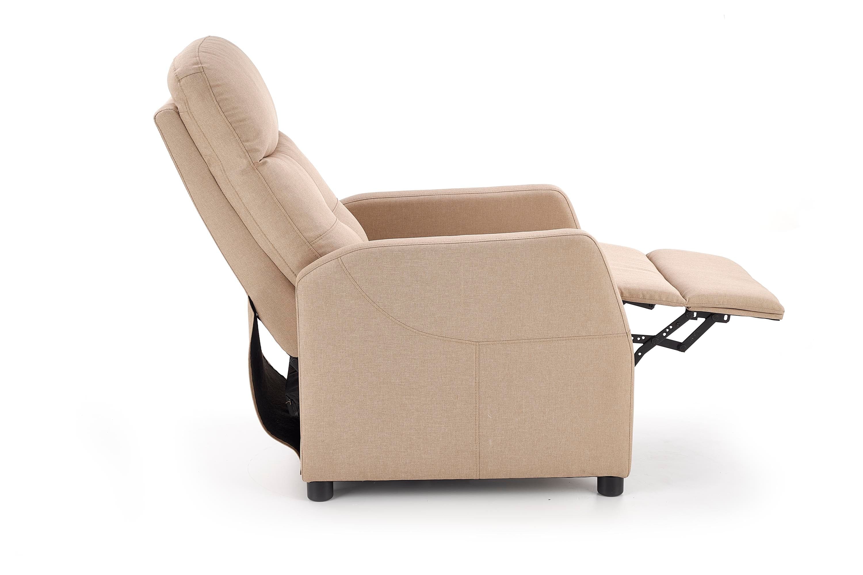 Halmar Poltrona Reclinabile in tessuto Felipe Beige