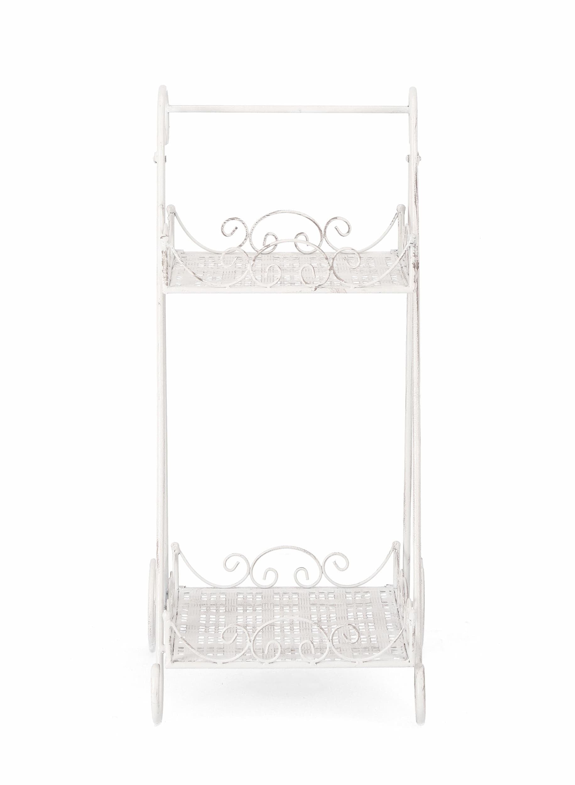 Bizzotto Porta piante per vaso Emily Rectangle 2SH Bianco