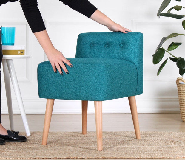 Pouf in tessuto Moouv Blu (2)
