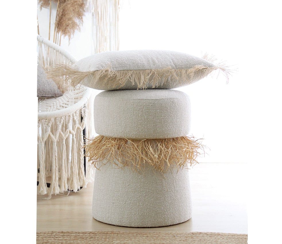 Pouf in tessuto Moouv Crema (5)