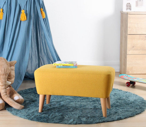 Pouf in tessuto Moouv Giallo (2)