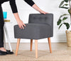 Pouf in tessuto Moouv Grigio (2)