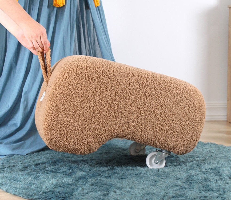 Pouf in tessuto Moouv Marrone (5)
