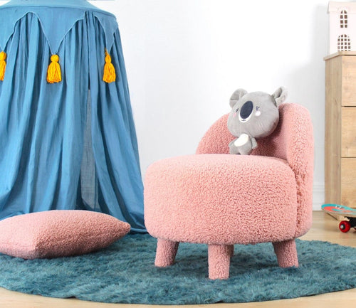 Pouf in tessuto Moouv Rosa (1)