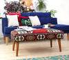 Pouf in tessuto Vezir Patch II Multicolore (1)