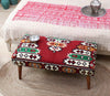 Pouf in tessuto Vezir Patch II Multicolore (6)