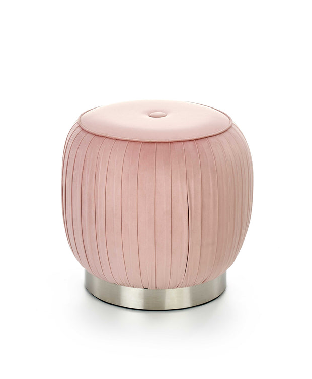Halmar Pouf in velluto Aladin Rosa
