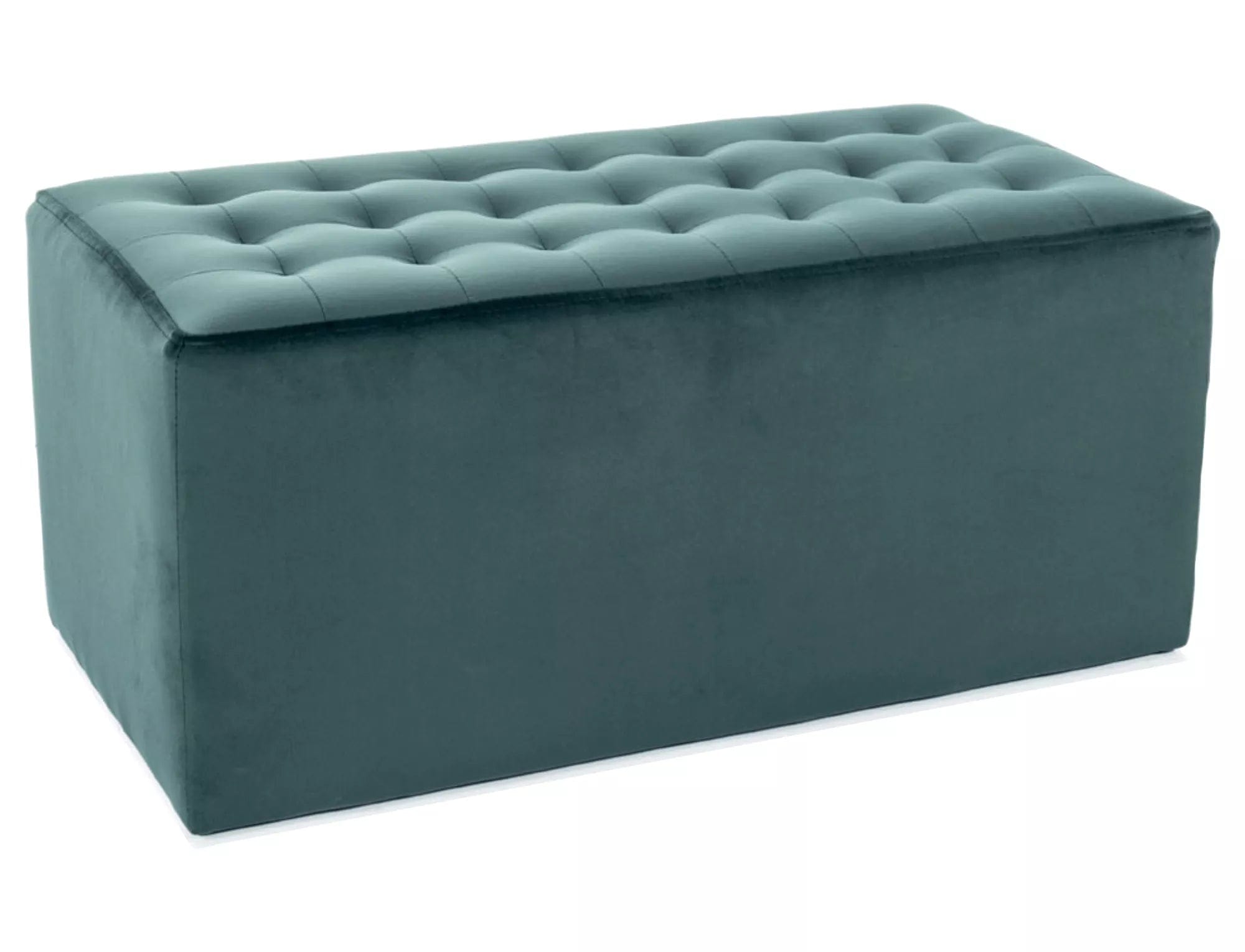 Signal Pouf in velluto Lori 2 Verde