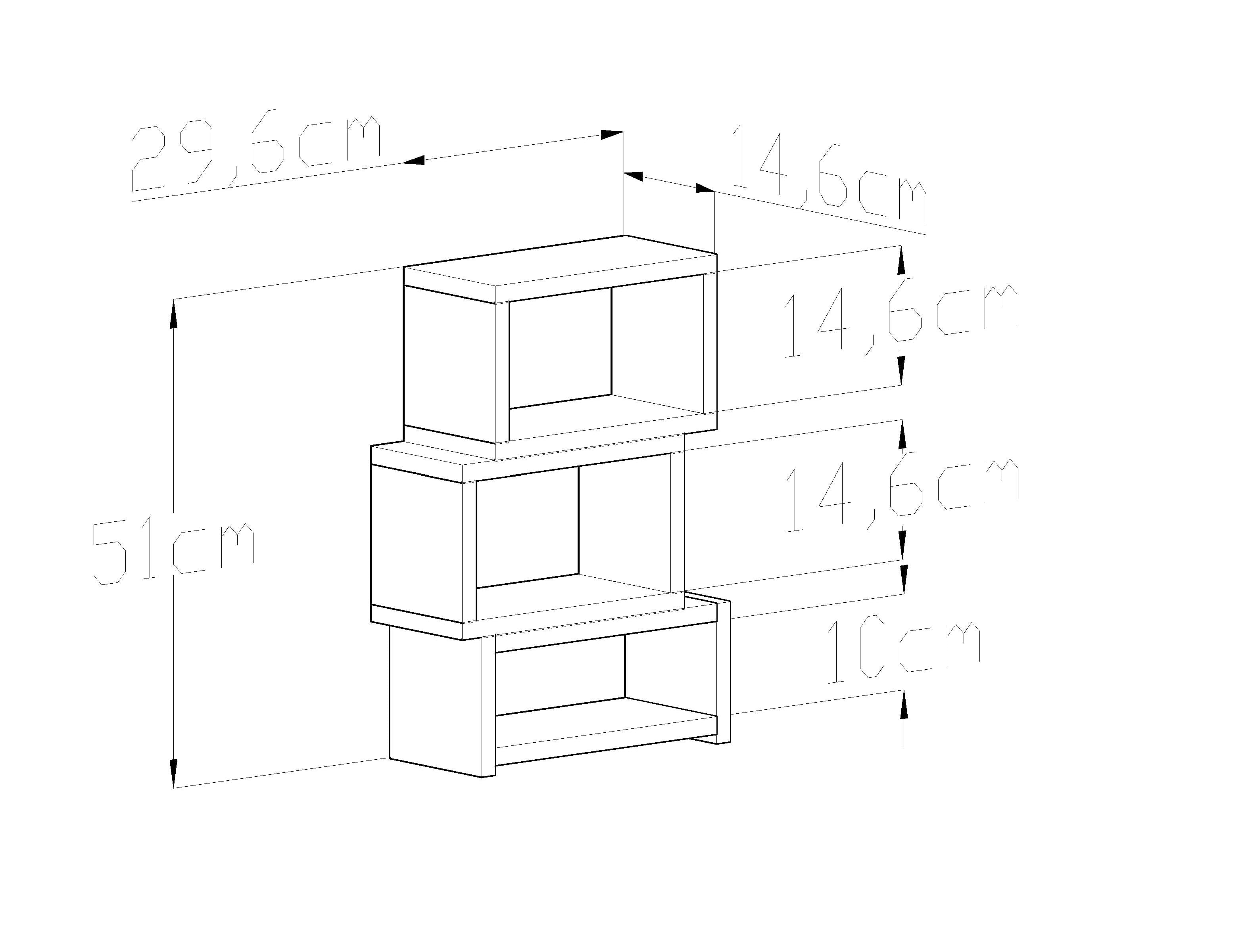 Oyo Scaffale Hera Antracite