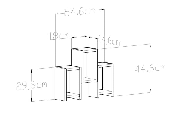 Oyo Scaffale Zeus Antracite